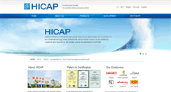 Desktop Screenshot of hicapclosures.com