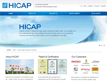 Tablet Screenshot of hicapclosures.com